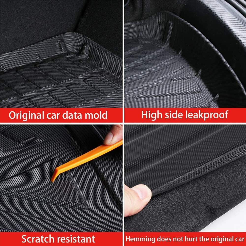 Rear Trunk Cargo Liner Floor Mats for BMW X5 20152021 and X3 Non 30e