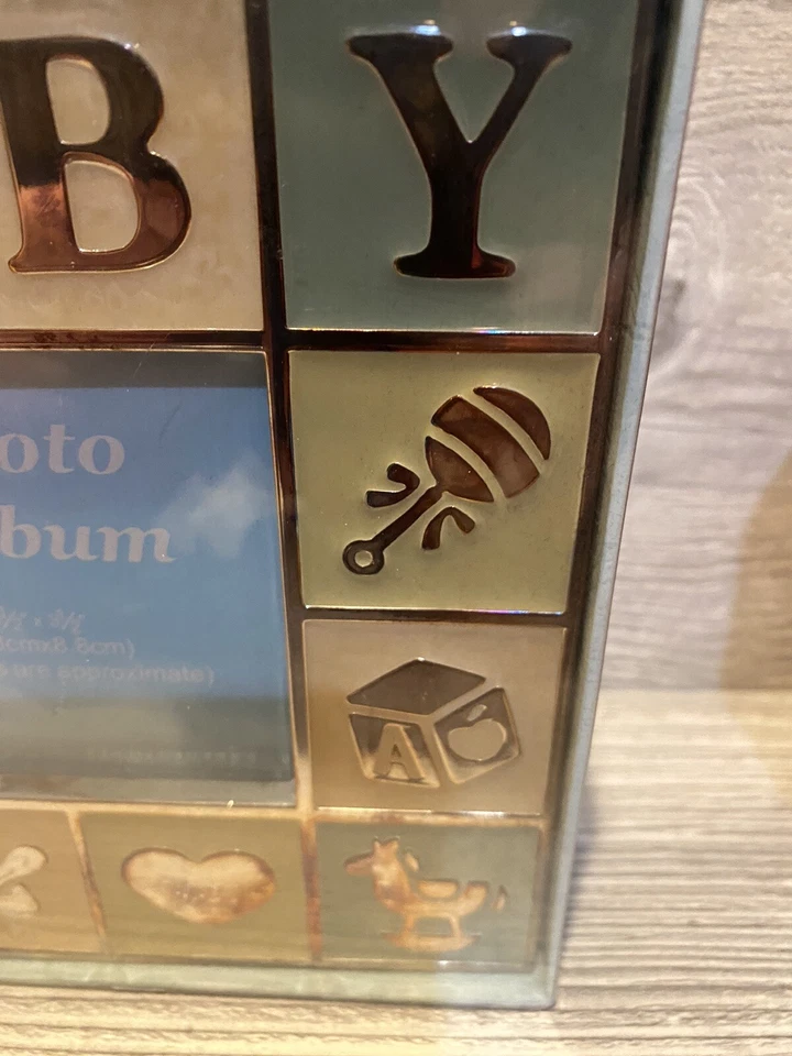 Álbum de fotos colección cuadrados bebé plata esmaltada nuevo en embalaje Foto 4 de 4