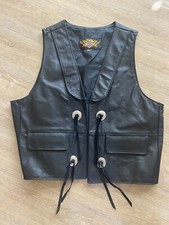 Universal Rider Genuine Leather Vest Women's L