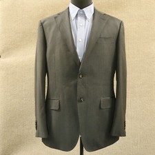 SuitSupply Blazer Suit Jacket Men's 42L Gray Napoli ZIGNONE 110s Wool