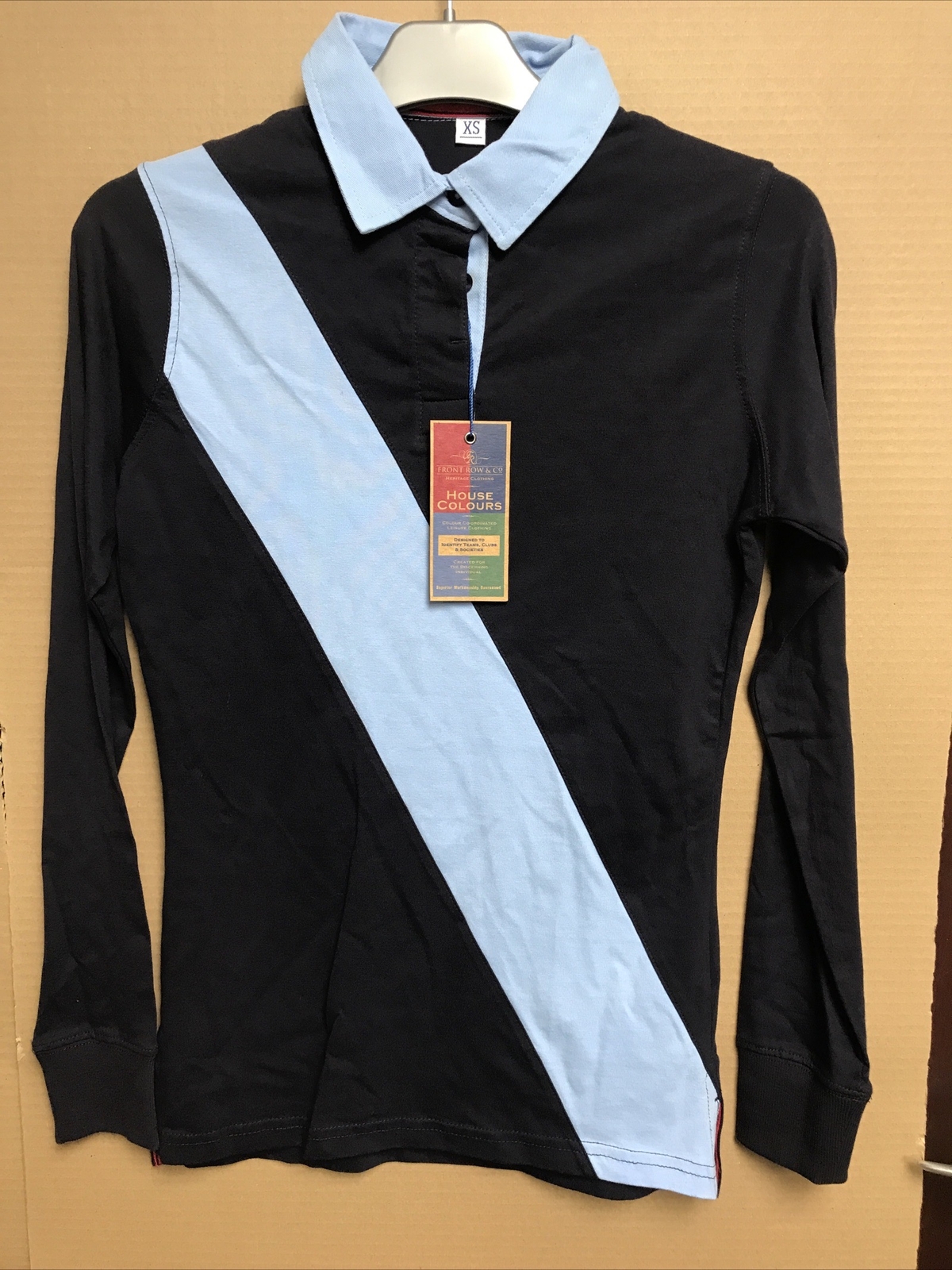 Maglia Rugby Donna Soft Touch Riga Diagonale Manica Lunga Prima Fila XS