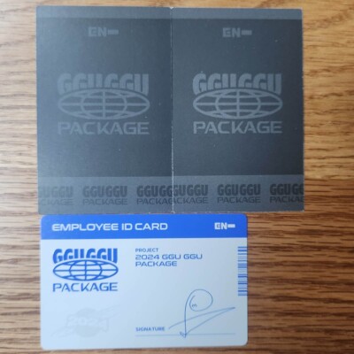 Jungwon Official ID Card & Instant Photo 2pcs Enhypen 2024 Ggu Ggu