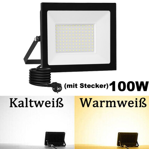 LED Fluter Außen Strahler Scheinwerfer 10W 20W 30W 50W 100W 200W 300W 500W Lampe - Bild 26 von 35