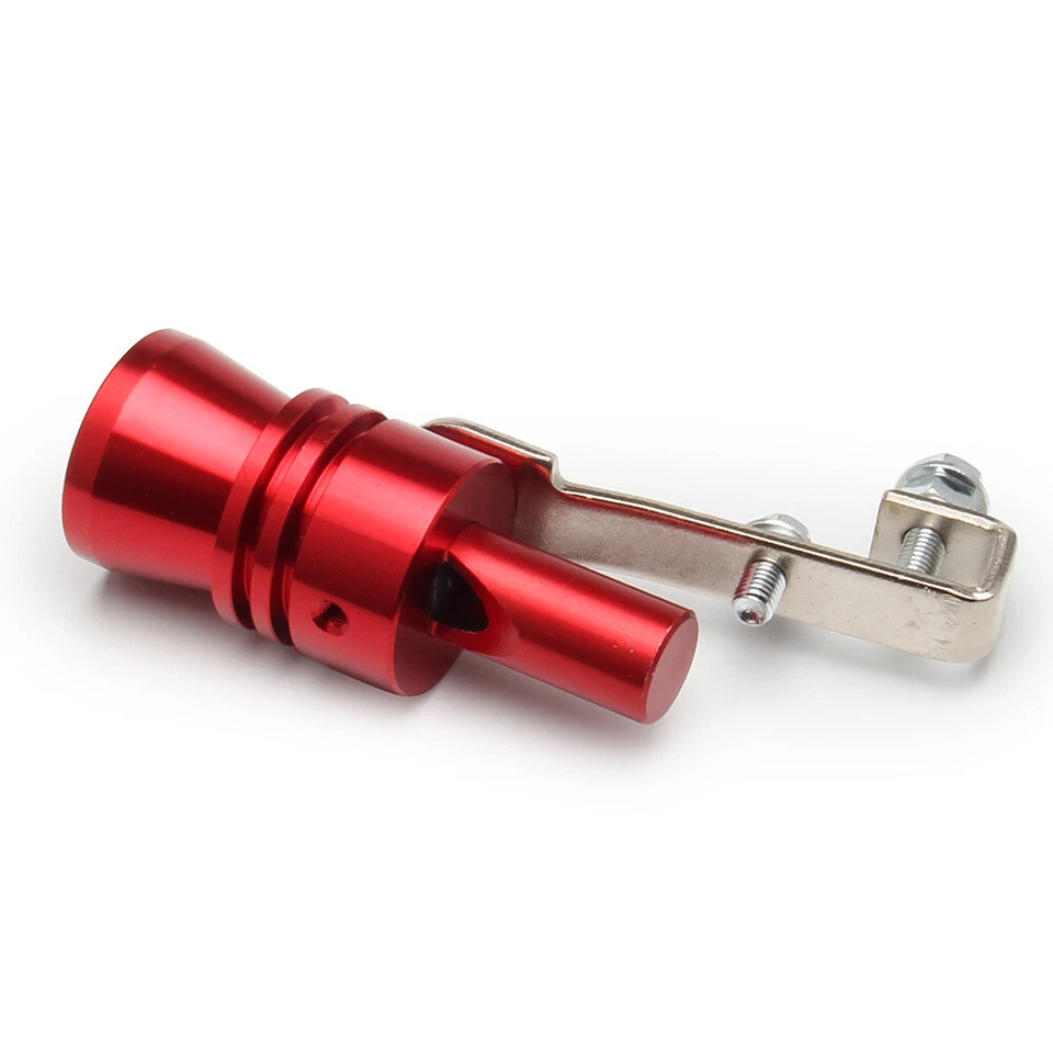 Car Turbo Sound Whistle Exhaust Tailpipe Blow Off Valve Bov Aluminum Universal Foto 4 de 4
