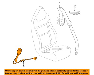 GM OEM 06-10 Sky,Solstice Restraint Systems Front Seat Belts-Buckle End 19177320