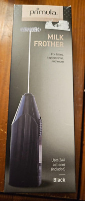Primula Milk Frother Black Battery Operated