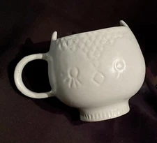 Urban Outfitters Large Owl Mug Blue Gray Speckled by AH Thailand New with Tag!