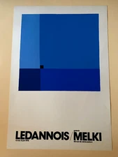 Original Ledannois Galerie Melki 1976 Lithograph Poster