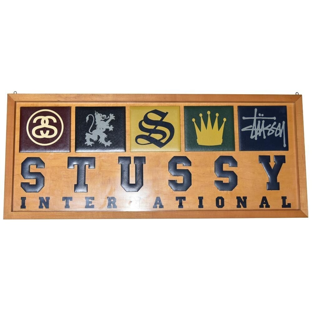 レア OLD STUSSY 非売品 販促用 サイン ディスプレイ 楽天市場】ステューシー 看板 STUSSY 80s VINTAGE TIN BANNER