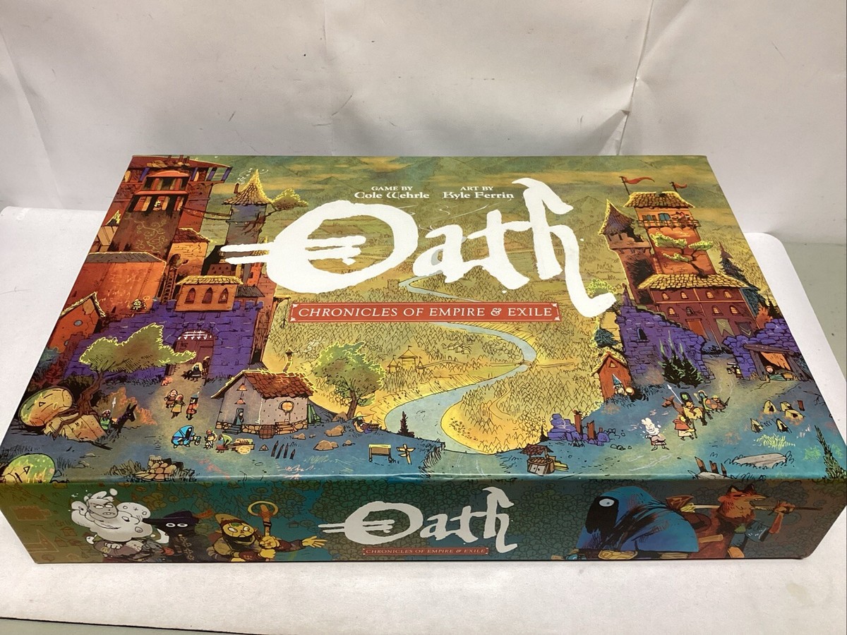 Leder Games OATH CHRONICLES OF EMPIRE & EXILE boardgame unverified 