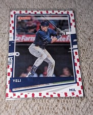 2020 CHRISTIAN YELICH YELI VARIATION DONRUSS PRESIDENTIAL COLLECTION /50
