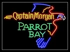 Captain Morgan Neon, Retro metal Aluminium Sign vintage / man cave / Bar/ Pub
