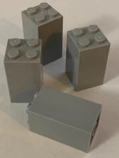 LEGO Parts 30145 (4pcs) Brick 2x2x3 white