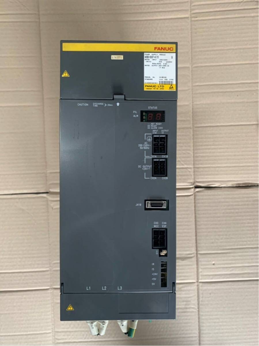 A06B-6087-H115 FANUC Power Supply Module Ser. B Rated Input 200