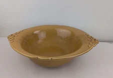 Vintage Haeger #4060 Porcelain Yellow Serving Bowl