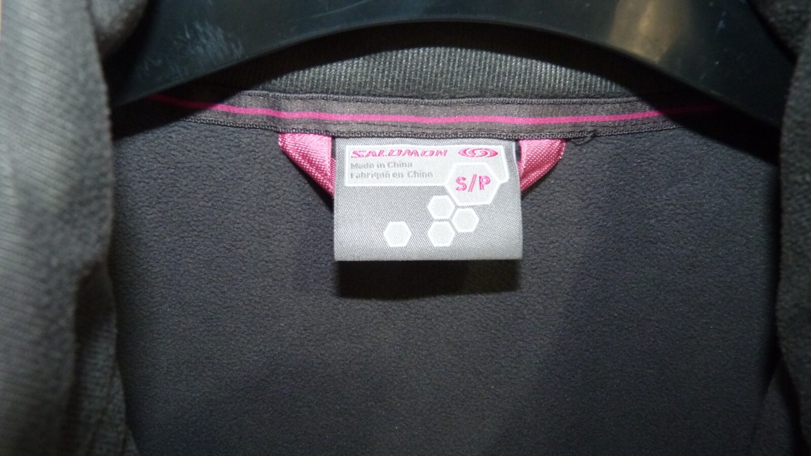 Giacca snowboard Salomon bianca viola full doppia zip stile Brando biker taglia S