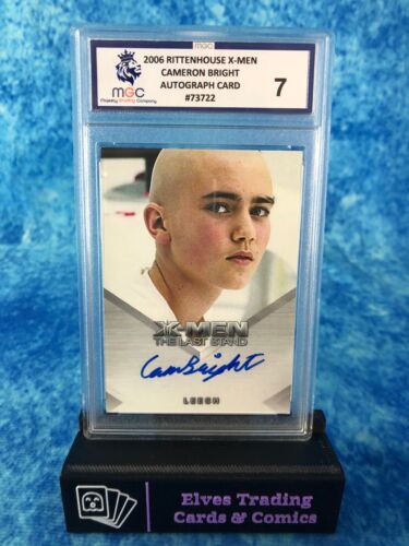 X-Men The Last Stand Cameron Bright Autograph MGC 7 Graded Card Slab 73722 - Picture 1 of 5
