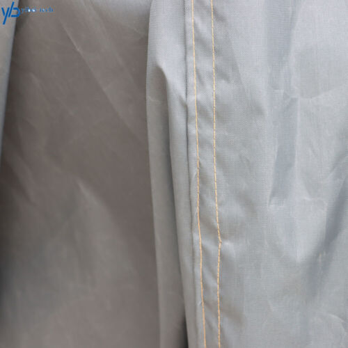 Gray Heavy 600D Marine Grade Polyester Canvas Trailerable Waterproof Boat Cover - Picture 14 of 21