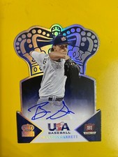 D40148  2015 USA Baseball Crown Royale Signatures Silver #32 Braxton Garrett /99