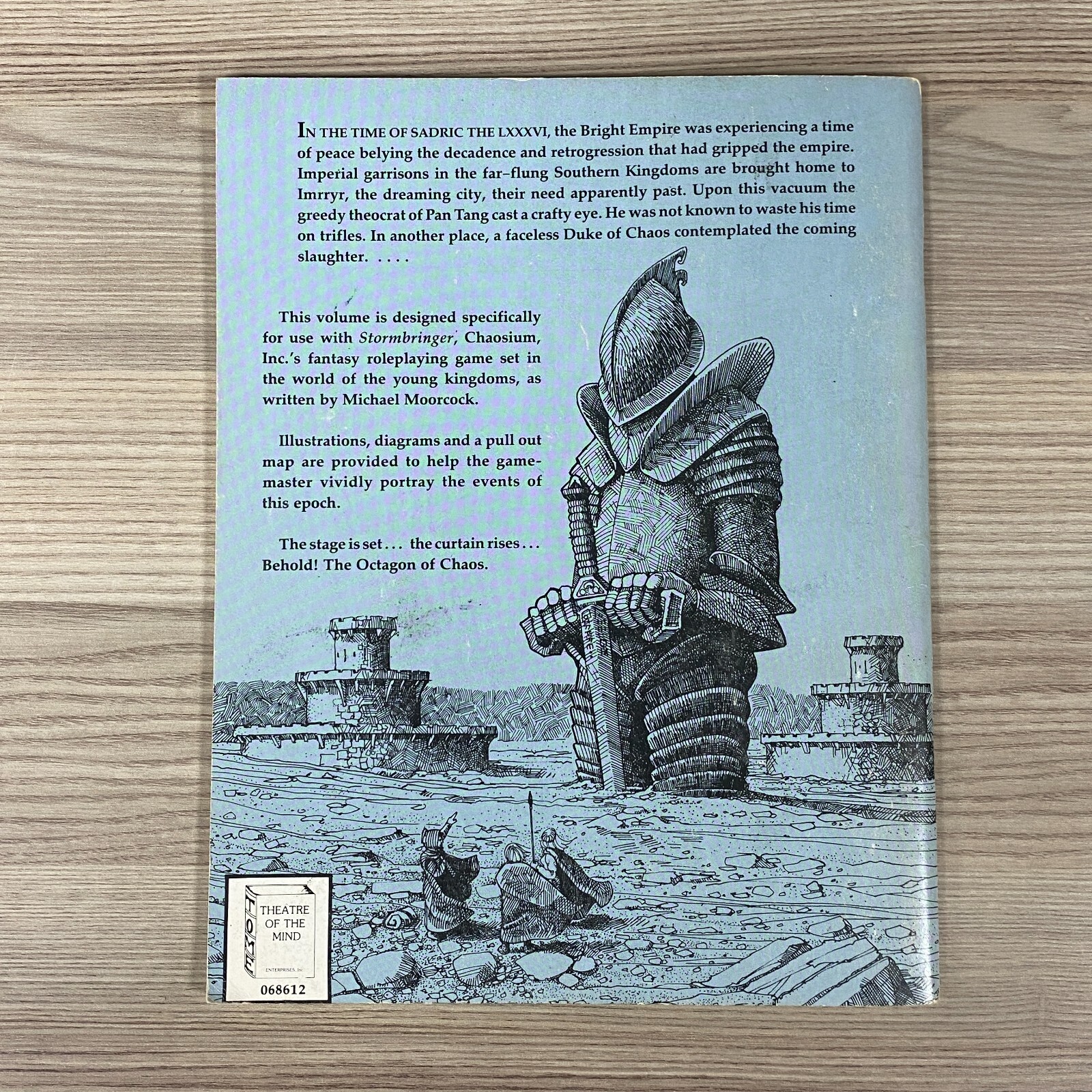 THE OCTAGON OF CHAOS STORMBRINGER ADVENTURE MICHAEL MOORCOCK RPG ROLE-PLAY 1986