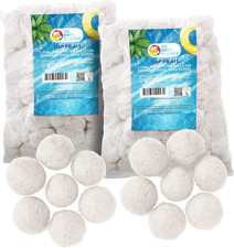 3 Lbs Pool Filter Balls for Sand Filter, Replaces 100 Lbs