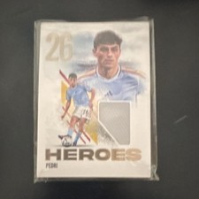 Pedri Heroes Memorabilia Soccer Sports Trading Card #26 Card Stock Collectible