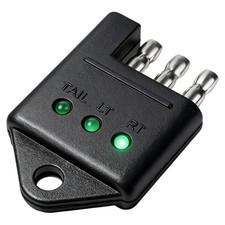 CXTM 4 Pin Trailer Plug Tester 4 Way Flat Trailer Light Tester 4 Pin Trailer Wir
