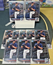 JR Ritchie 2025 Bowman Draft Chrome 10-Card Lot (Braves Prospect)