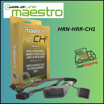IDATALINK MAESTRO HRN-HRR-CH1 /T-HARNESS  SELECT CHRYSLER VEHICLES *NEW* HRCH1