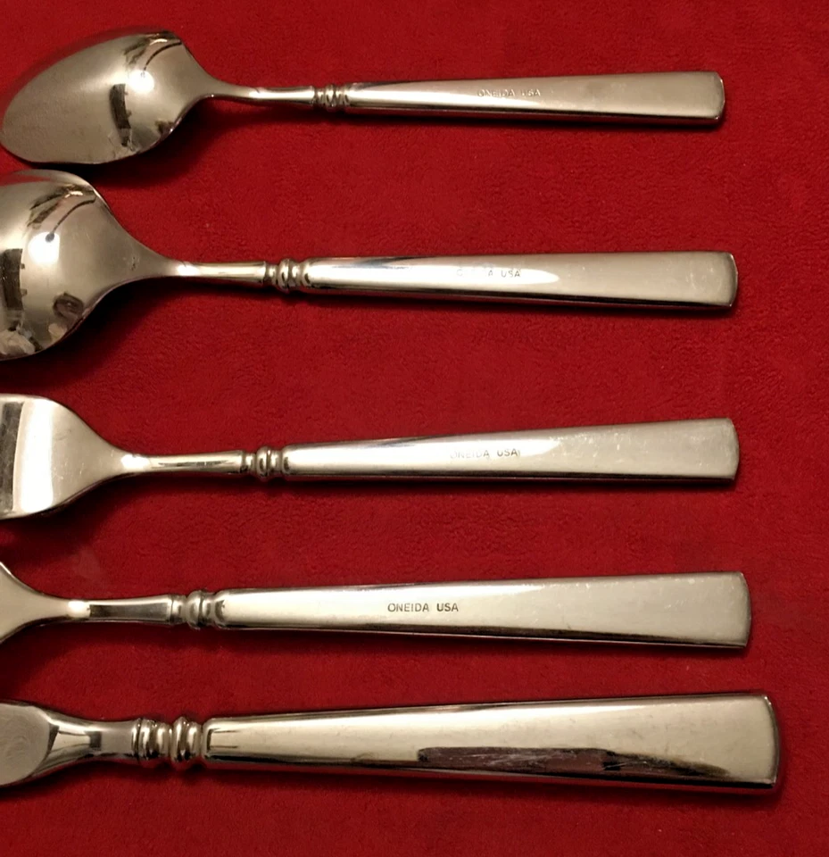 Cubiertos de acero inoxidable Oneida EASTON 18/10 ~ EE. UU. ~ Tú eliges: tenedor, cuchara, cuchillo Foto 3 de 3