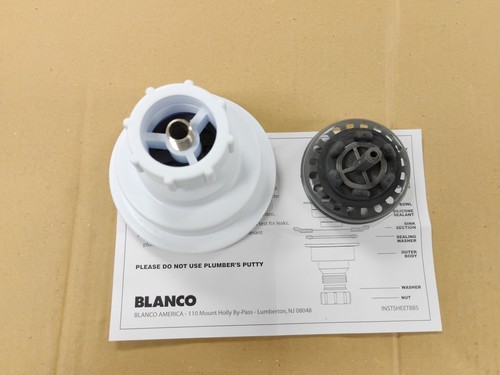 Colador de cesta y brida de fregadero Blanco 3-1/2" - Cinder 441481 - Imagen 3 de 4