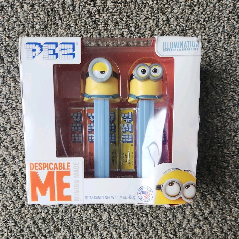 PEZ Despicable Me Minions Candy Dispensers Set Of Two With Candy Illumination