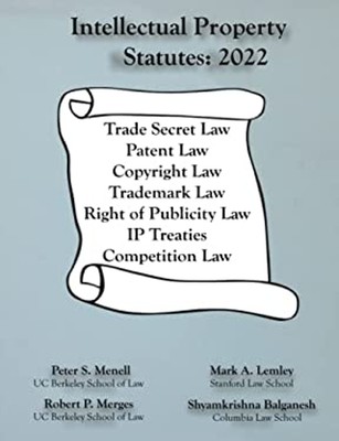 Intellectual Property Statutes 2022 Paperback