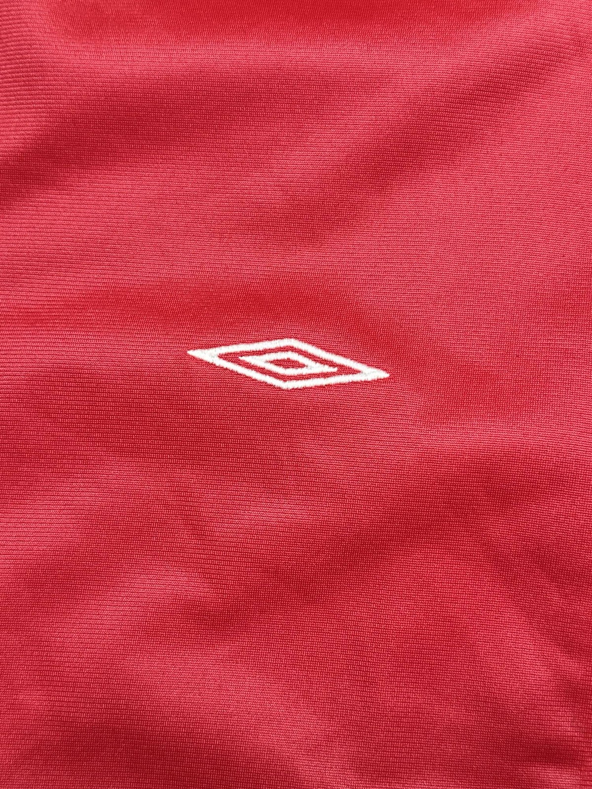 Umbro Kids Long Sleeve Full Zip Tracksuit Jacket Red Age 14 image 3