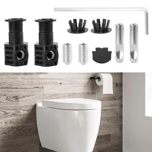 Kit de tornillos de fijación de inodoro de montaje en pared multiuso para pieza de baño - Imagen 3 de 8