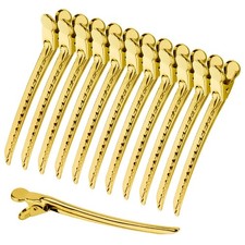 Hair Clips Stainless Steel Hair Prong Duckbill Sectioning for Salon Use