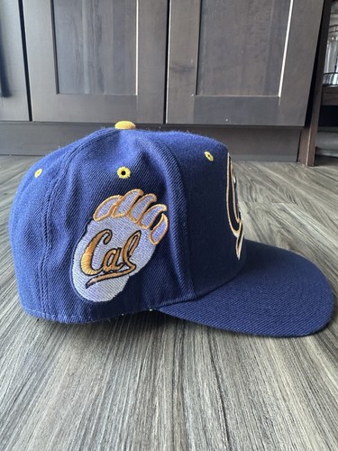 Vintage 90s Cal Berkeley Golden Bears Fitted Hat Size 7.5 - Picture 2 of 6