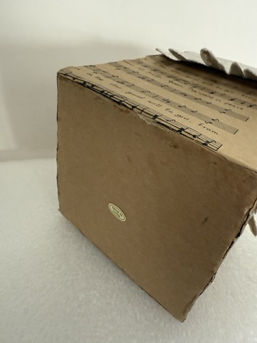 Dee Foust? Bethany Lowe? Glittered Christmas Folk Art Snowman Figure Icicle Box - Picture 9 of 11