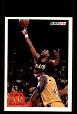 Signed Basketball Card Auto Mario Elie 1993-94 Fleer #175 Portland Trail Blazers