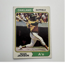 Topps 1974 Reggie Jackson Base Set #130 Oakland Athletics Baseball Card