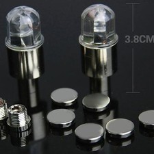 White LED Flash Tire Light Waterproof 12V Decorative Wheel Valve Stem Lamp For