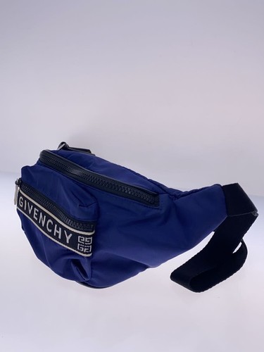 GIVENCHY Marsupio Nylon Navy Autentico Uomo D:2.76” H:4.72” W:13.78” 5850 - Foto 2 di 6
