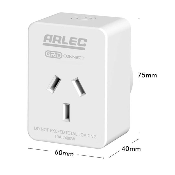 Arlec White Grid Connect Smart Plug in Socket with Energy Meter - Single Pack — image 7