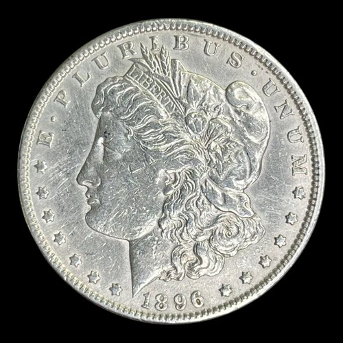 1896 Morgan Silver Dollar, XF+