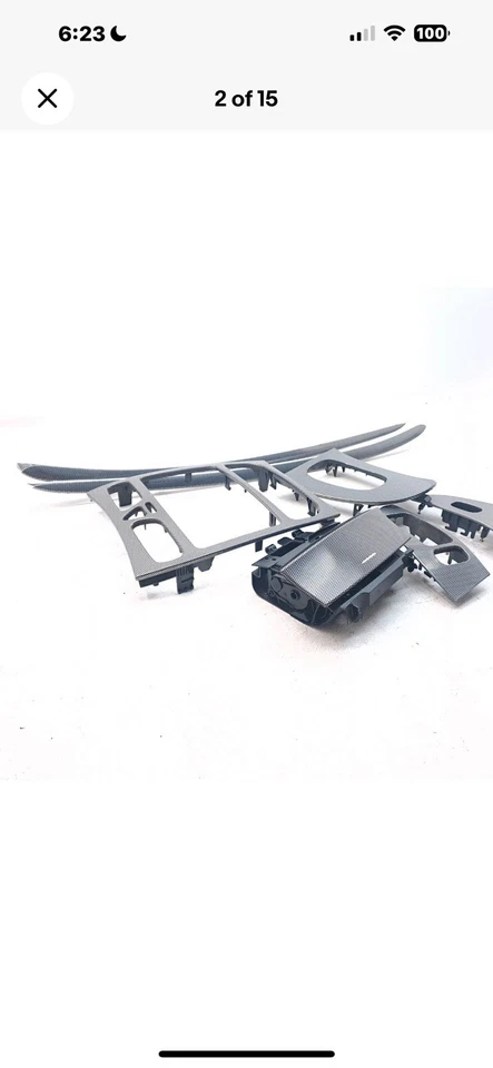 Tapicería interior aluminio mercedes clk w209 a2096802439 a2096801339 a20972005 Foto 2 de 4