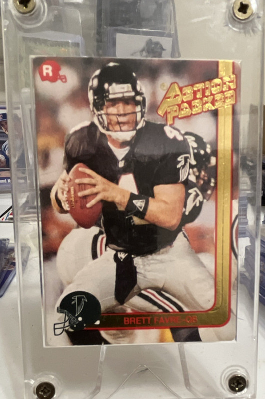 1991 Action Packed Rookie Update Brett Favre Rookie #21 Atlanta Falcons NFL