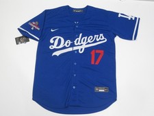 Shohei Ohtani 17 L.A. Dodgers 2024 World Series Champions Jersey Blue