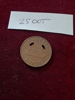 Somerset Route Bermuda Ferry Token