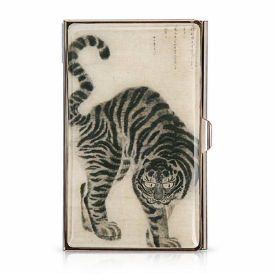 MUZ:S Korean Mother of Pearl Business Card Holder Tiger Najeonchilgi Museum Gift