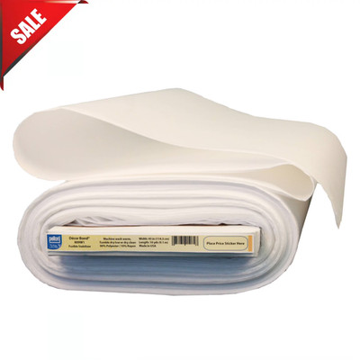 Pellon 809 Décor Bond White Fusible Fabric Stabilizer, 45'' x 10 Yards, 1 Pack